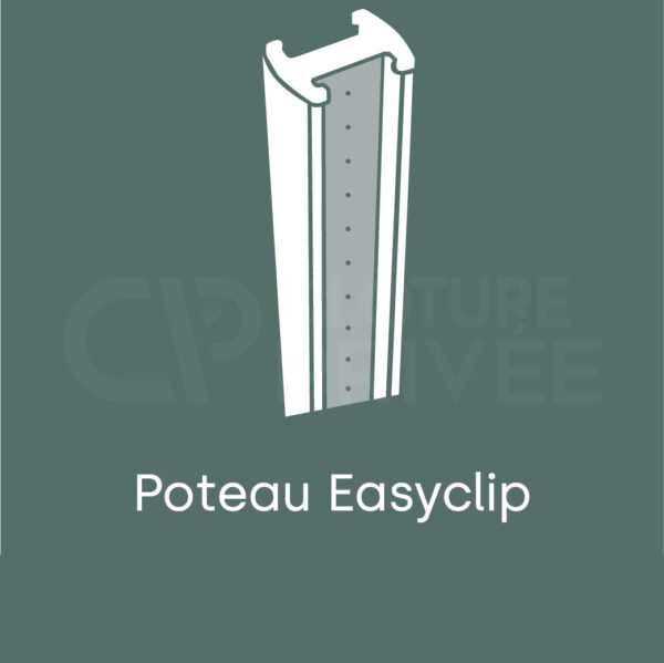 Poteau easyclips