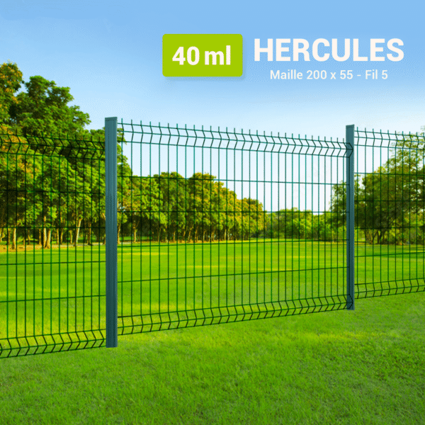 Kit Clôture Rigide à Sceller - Hercules - 40 ml