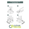 Platine Alu Easyclip