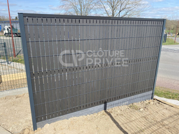 Brise-vue/Lames en COMPOSITE DROITE