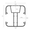 Poteau aluminium ELYTE