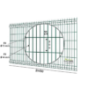 Grillage / Panneau Rigide Medium - LG 2m50 - 200x55 - fil 4/5 mm -