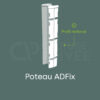 Poteau à encoches Adfix