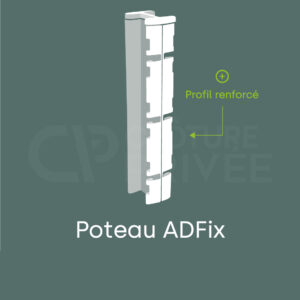 Poteau à encoches Adfix